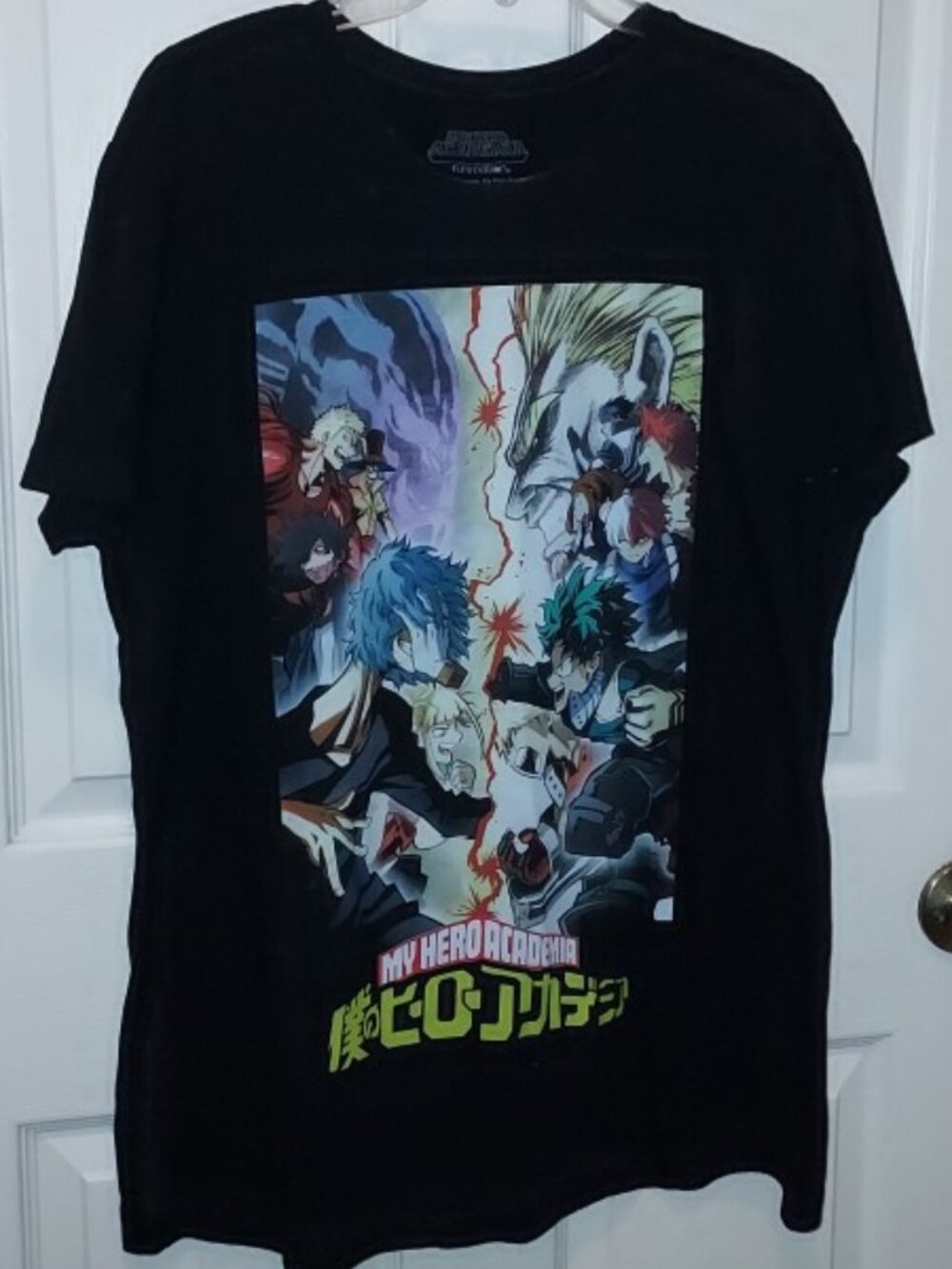 My Hero Academia Split Heroes & Villains ⚡️ SHIRT ❤️ Mens/Adult Sz L